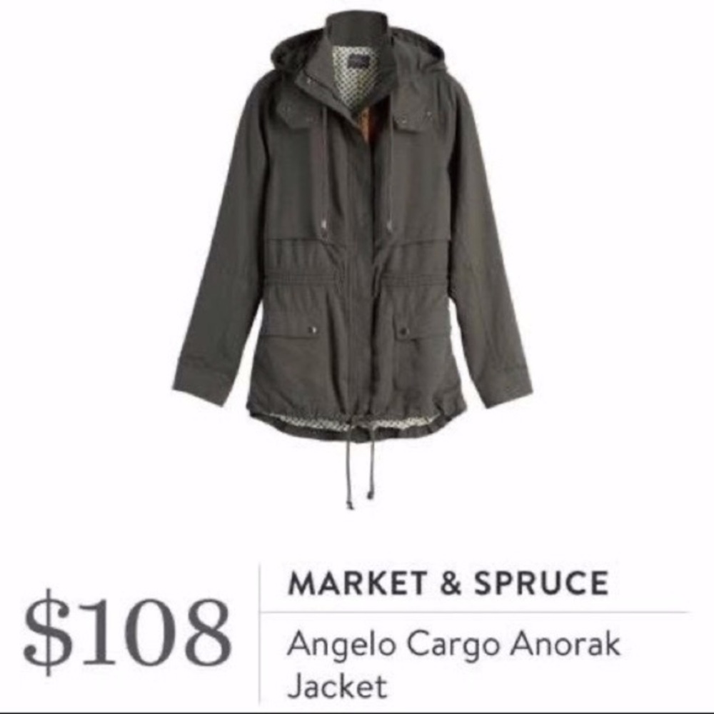 Market & Spruce Angelo cargo anorak jacket